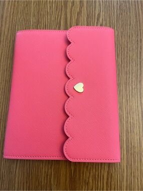 Simply Gilded Album Textured Leather Large Coral-Colored EUC Original Owner
